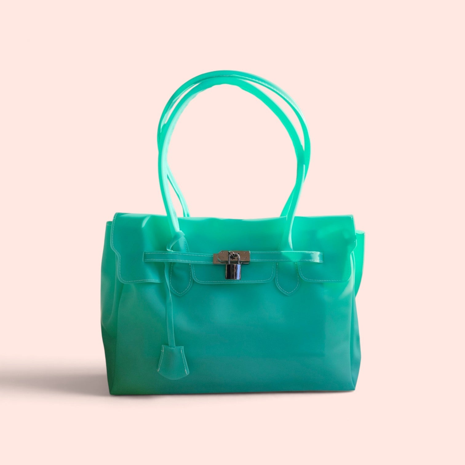 Turquoise Jelly Firkin shoulder bag – only her ldn