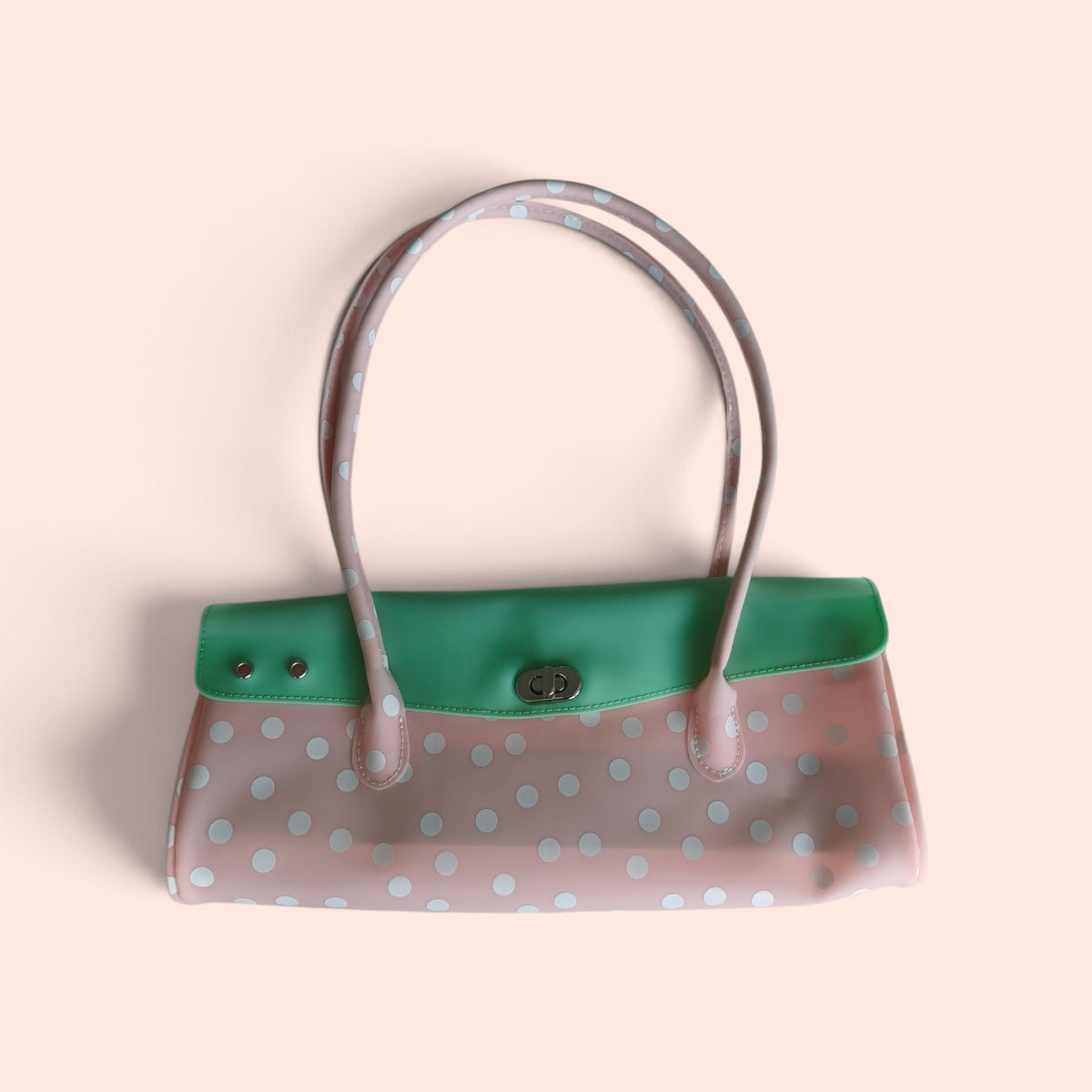 Strawberry Polka Dot Jelly Shoulder Bag
