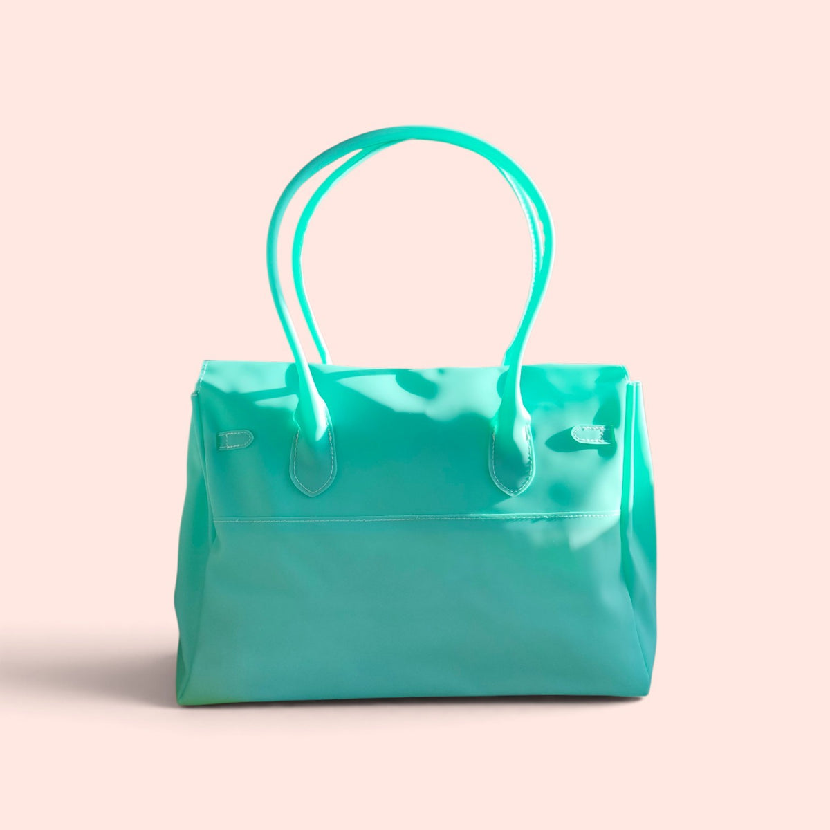 Turquoise Jelly Firkin shoulder bag